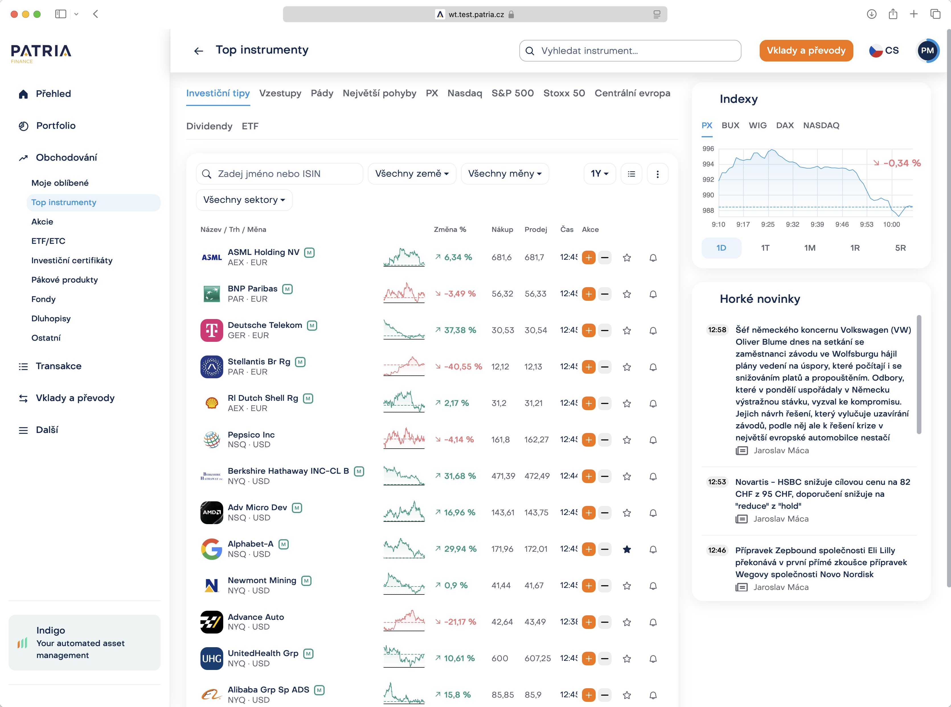 Real-time portfolio management at scale